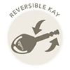 Reversible key